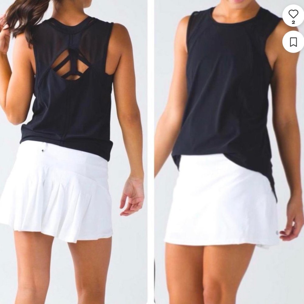 Lululemon Circuit Breaker White Skirt